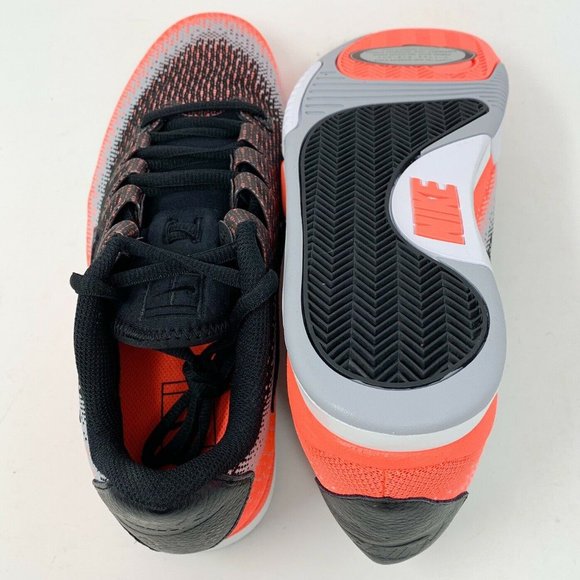 NIKE VAPOR X TC KNIT BLACK LAVA TENNIS BQ0130-001 - Picture 5 of 5